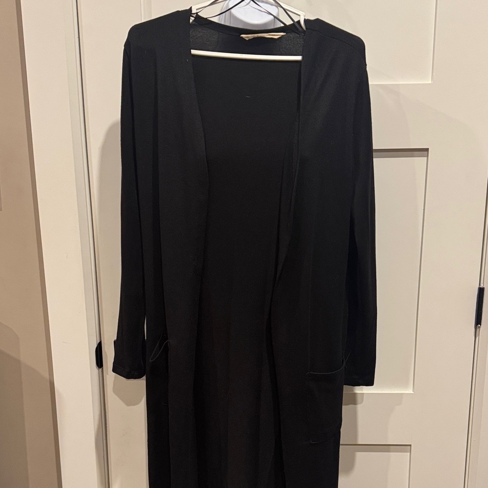 Elegant Black Women's Cardigan